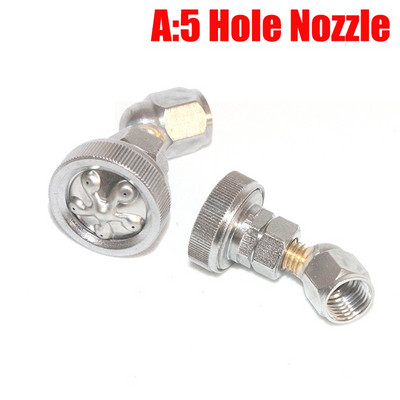 Poljoprivreda Visokotlačna mlaznica za fino raspršivanje s poklopcem otpornim na vjetar 5/7 rupa Izlaz Prskalica za pesticide Navodnjavanje vrta Raspršivanje