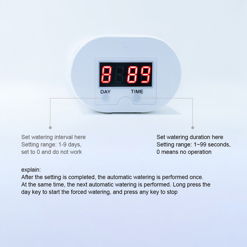 Automatinio laistymo lašelinio laistymo šiltnamio efektą sukeliančių augalų savaiminio laistymo sistemos rinkinys Purkštuvų lašintuvo laikmačio valdiklis Sodo įrankiai