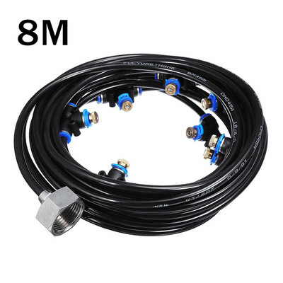 8/10/18/23M Fogger vandens purškimo rinkiniai laistymo žiedo laistymo sodo purkštuvas lauko rūko sistema vandens dulksna Šiltnamio sodas