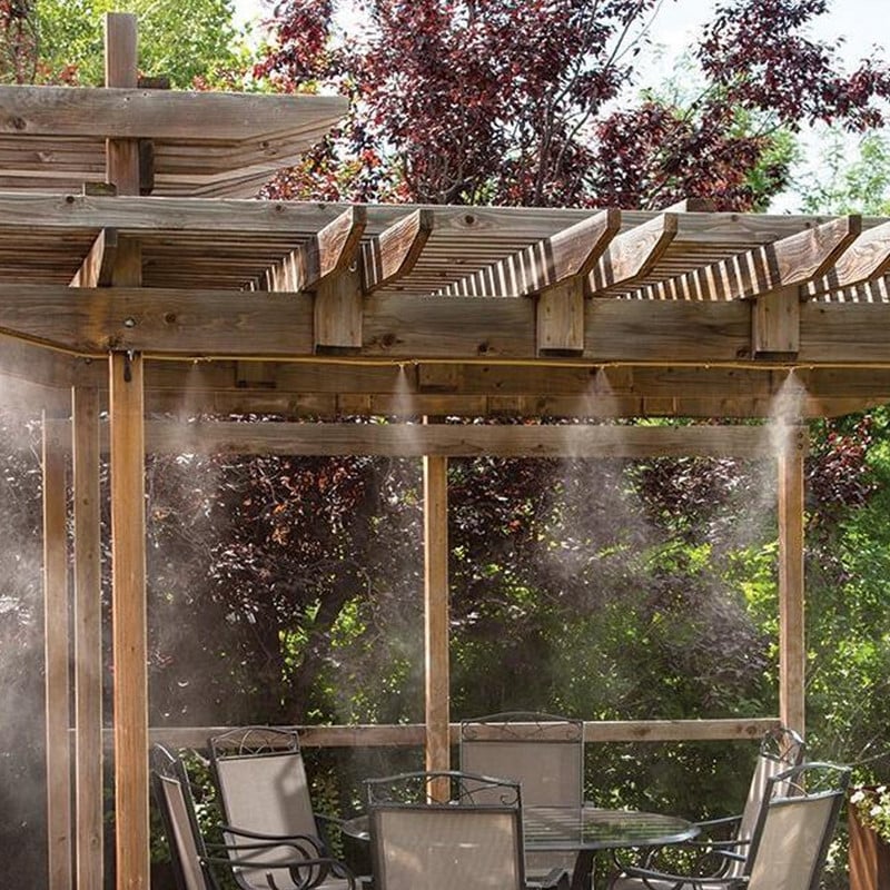 8/10/18/23M Fogger vandens purškimo rinkiniai laistymo žiedo laistymo sodo purkštuvas lauko rūko sistema vandens dulksna Šiltnamio sodas