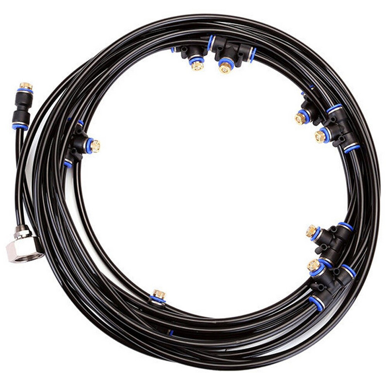 8/10/18/23M Fogger vandens purškimo rinkiniai laistymo žiedo laistymo sodo purkštuvas lauko rūko sistema vandens dulksna Šiltnamio sodas