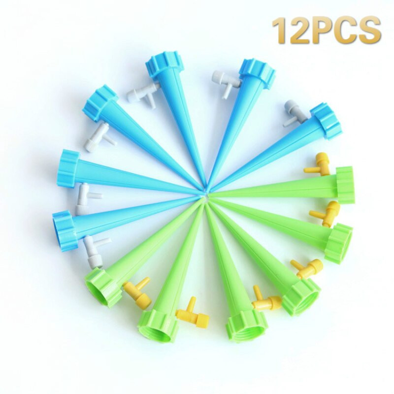 1/2/4PCS naujo tipo automatinis augalų laistymo įrenginys su jungiklio valdymo vožtuvu, reguliuojamu vandens srautu sodo laistymo laistymo sistema