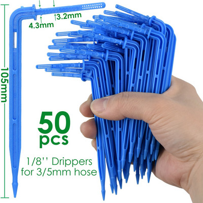 KESLA üvegházhatású csepegtető öntözés 4 utas 3/5 mm csepegtető nyíl 2 utas jeladó DIY öntözőrendszer KÉSZLET cserepes kerti bonsaihoz 10/20 készlet