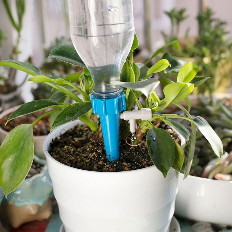 30/18/12 buc. Sistem de irigare automată reglabil prin picurare Seturi cu vârfuri de udare Dispozitiv de auto-udare pentru flori de plante din plastic pentru grădină de casă