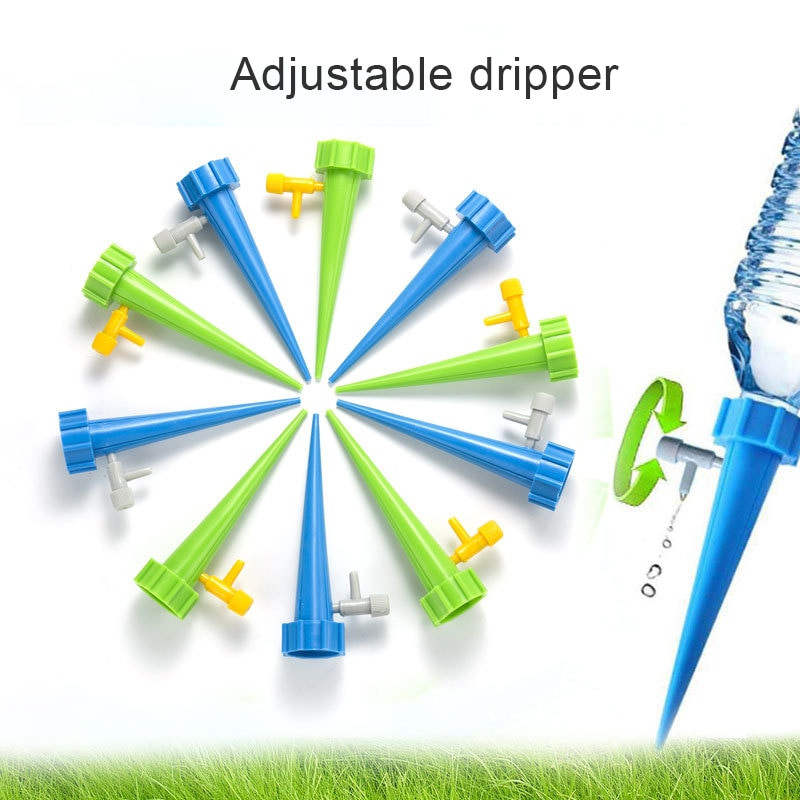 30/18/12 buc. Sistem de irigare automată reglabil prin picurare Seturi cu vârfuri de udare Dispozitiv de auto-udare pentru flori de plante din plastic pentru grădină de casă