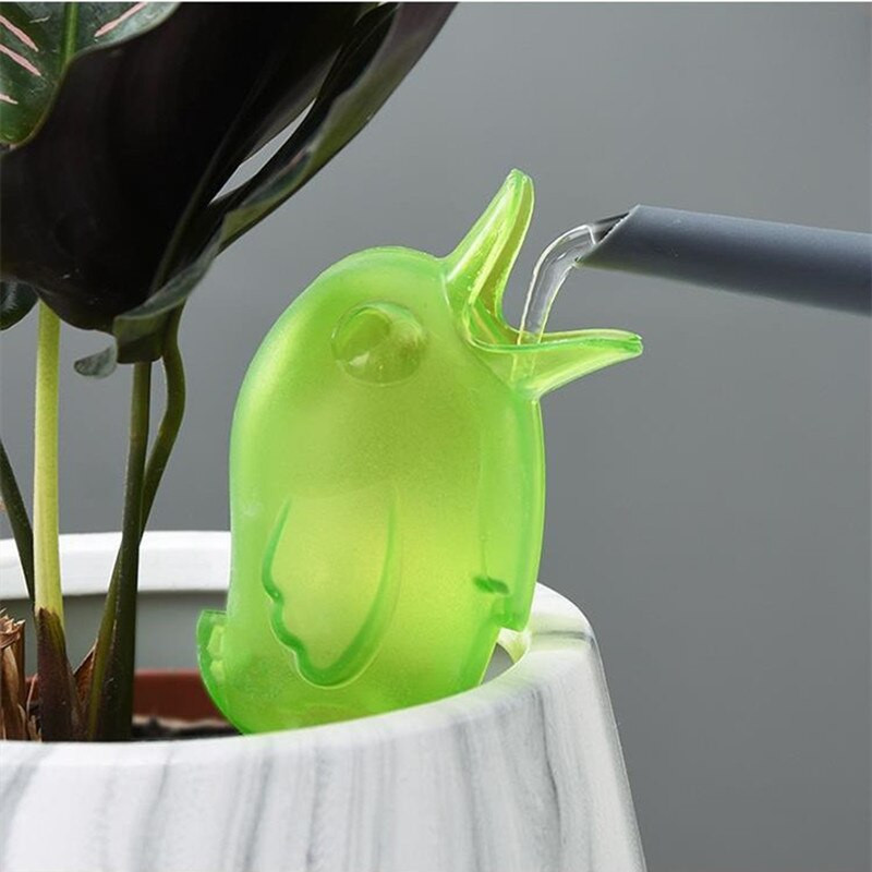 Lazy Garden Instrument automat de udare Forma de păsări Sistem de irigare prin picurare Sistem de udare în ghiveci Plante transparente Adăpatoare de flori Picurator