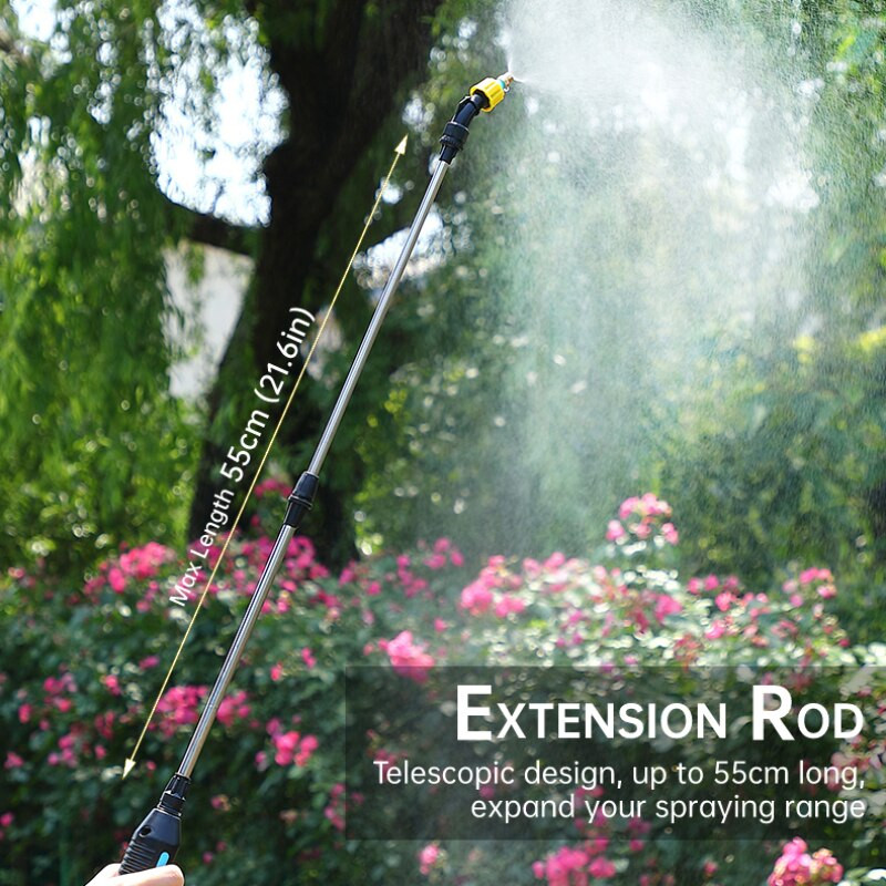 Pulverizator cu pompă de grădină cu țeavă de apă de 3 metri Pompă de apă cu autoamorsare pentru grădină și pulverizator de udare pentru petice de legume.