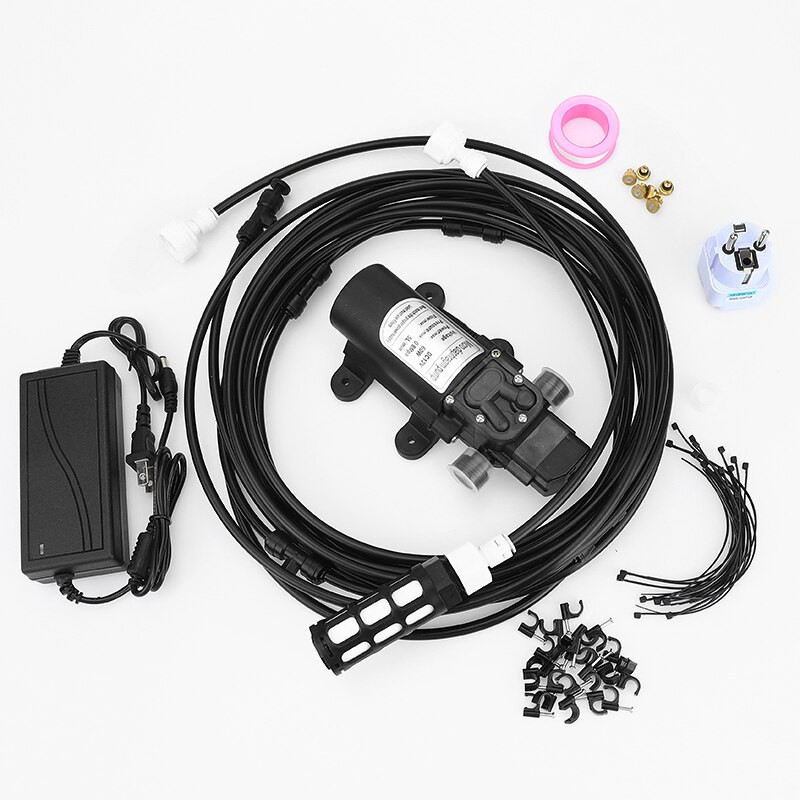 6M nagynyomású vízszivattyú permetező 12V 5L/Min160PSI Booster membrános ködszivattyú élelmiszeripari minőségű PE csővel a hűtőrendszerhez