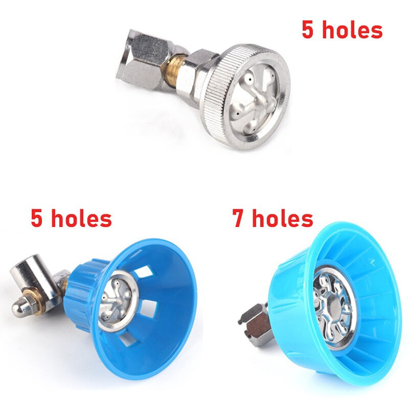 7 skylių aukšto slėgio vėjui atsparus purkštuvas Žemės ūkis Laistymas Purškiamasis antgalis Sodas Vaismedžių rūkas Pesticidų Purkštukas