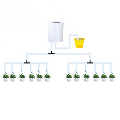 Pompă de udare automată cu 16/12 capete Sistem temporizator Pompă de apă interioară Controler flori plante acasă aspersor dispozitiv de irigare prin picurare