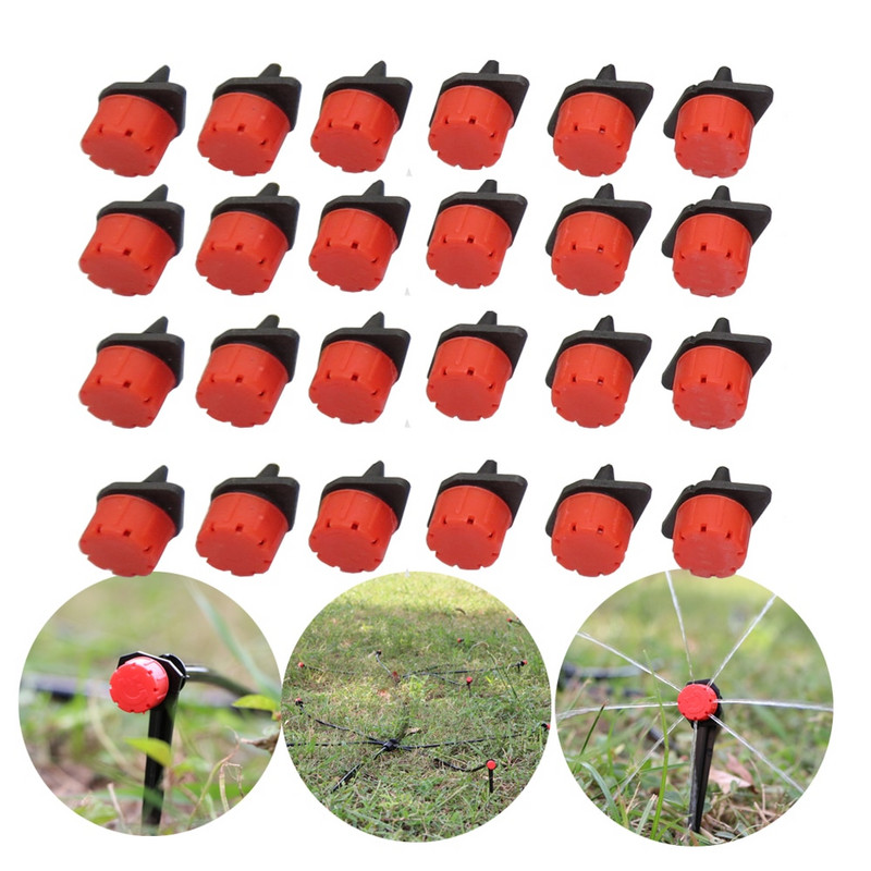 MUCIAKIE 60M állítható kerti öntöző csepegtető rendszer Bonsai öntözőkészlet 4/7mm új PVC tömlő szalag csatlakozó csepegtető póló idom