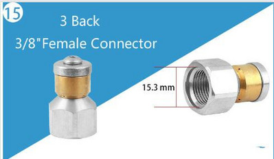 Slėgio plovimo vamzdžių valymo antgalis kanalizacijos valymo antgalis slėginis ploviklis kanalizacijos kanalizacijos valymo antgalis rotacinis kanalizacijos antgalis