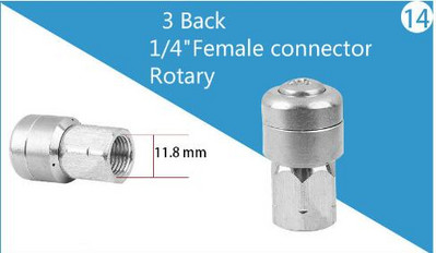 Slėgio plovimo vamzdžių valymo antgalis kanalizacijos valymo antgalis slėginis ploviklis kanalizacijos kanalizacijos valymo antgalis rotacinis kanalizacijos antgalis