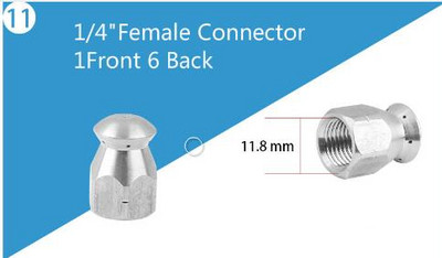 Slėgio plovimo vamzdžių valymo antgalis kanalizacijos valymo antgalis slėginis ploviklis kanalizacijos kanalizacijos valymo antgalis rotacinis kanalizacijos antgalis