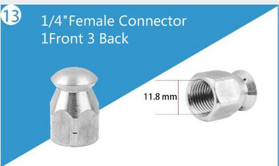 Slėgio plovimo vamzdžių valymo antgalis kanalizacijos valymo antgalis slėginis ploviklis kanalizacijos kanalizacijos valymo antgalis rotacinis kanalizacijos antgalis