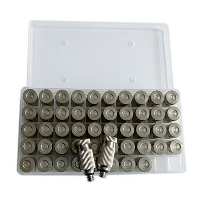 S363 One Box 50 vnt rūko purkštukai su sriegiu žalvario purškimo antgalis UNC10-24 vandens mister purškiamas sausas rūkas, skirtas rūko aušinimo sistemai