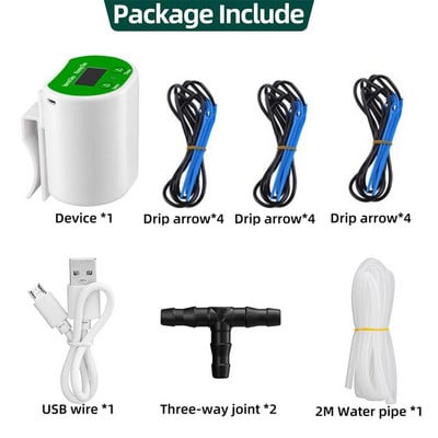 8/4/2 fejű, automatikus öntözőszivattyú-vezérlő Virágnövények Otthoni locsoló csepegtető öntözőkészülék Szivattyú-időzítő rendszer kertekhez