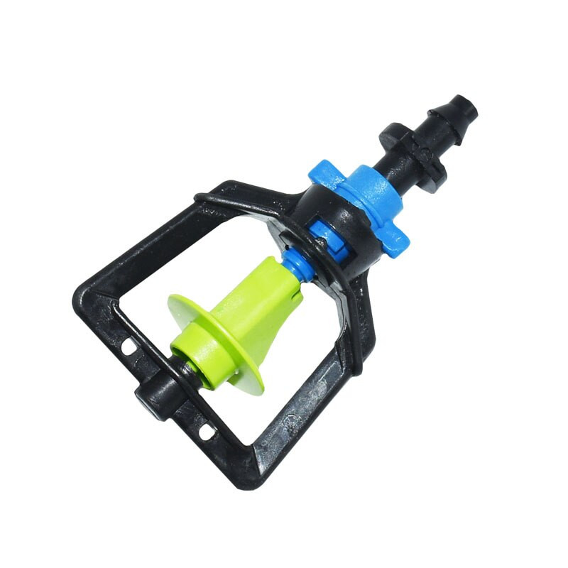360 fokos kerti öntöző locsolók Forgó fúvóka spray felfüggesztés fordított fejpánt Menetes 1/4" csatlakozó 100 db