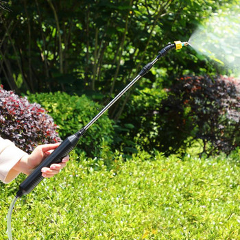 Градинска пръскачка за вода Електрическа пръскачка за зареждане Регулируем преносим електрически воден пистолет Растения Спринклер Лейка за цветя