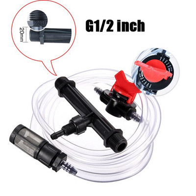 1/2", 3/4", 1" Drėkinimo Venturi trąšų maišytuvo purkštukų rinkinys Žemės ūkis Sodas Vandens vamzdis Sodas Kubilas SPA Ozono Purkštukas