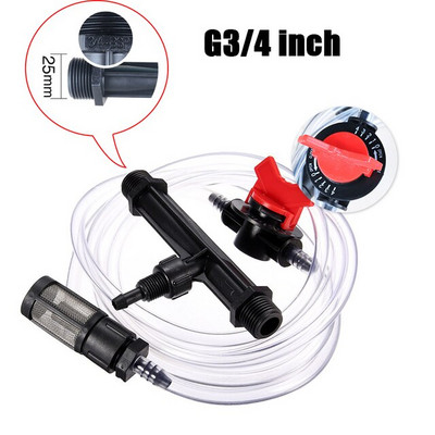 1/2", 3/4", 1" Drėkinimo Venturi trąšų maišytuvo purkštukų rinkinys Žemės ūkis Sodas Vandens vamzdis Sodas Kubilas SPA Ozono Purkštukas