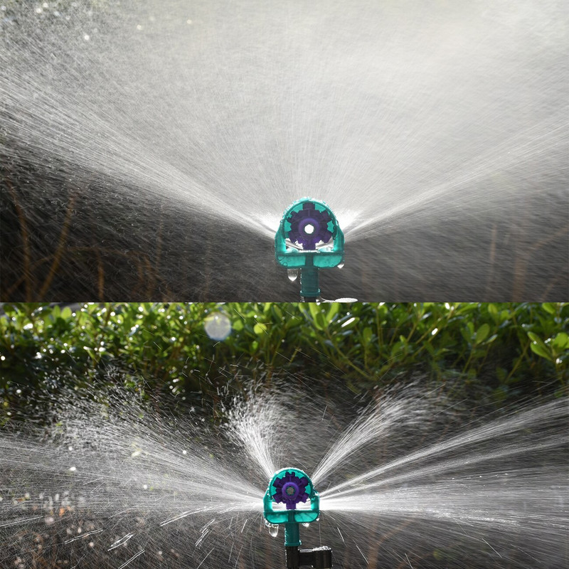 SPRYCLE vandens lašelinio drėkinimo reguliuojami purkštuvai 60/90/180/270/360 laipsnio 195 mm kuolelis vazoniniams augalams laistyti sodo įrankiai