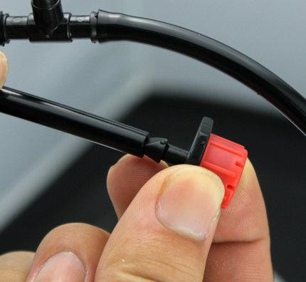 MUCIAKIE 25 méteres kerti öntözőrendszer mikro csepegtető öntözőkészlet 4/7 mm-es PVC tömlő Barb Tee állítható csepegtetők Bonai virágok öntözése