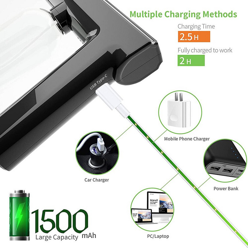 300 ml käeshoitav pihustuspüstol Nano udupihusti desinfitseerimismasin Juhtmeta elektriline ULV udukontor kontoriaia pihusti jaoks