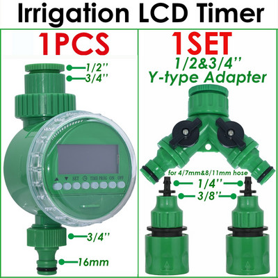 KESLA kerti csepegtető öntözés öntözés időzítő automata elektronikus vezérlő intelligens LCD kijelző 1/2&3/4'' otthoni üvegház