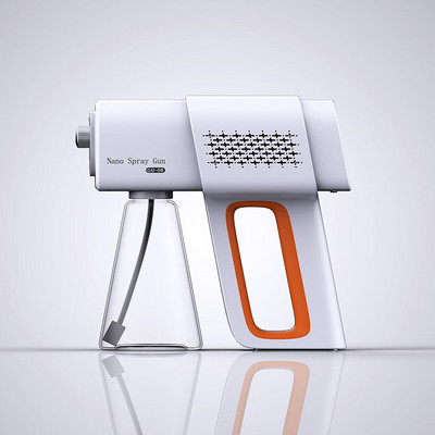 GD08 Prijenosni električni raspršivač za dezinfekciju, plavo svjetlo, punjivi nano parni pištolj za raspršivanje vode, raspršivač za kućnu dezinfekciju