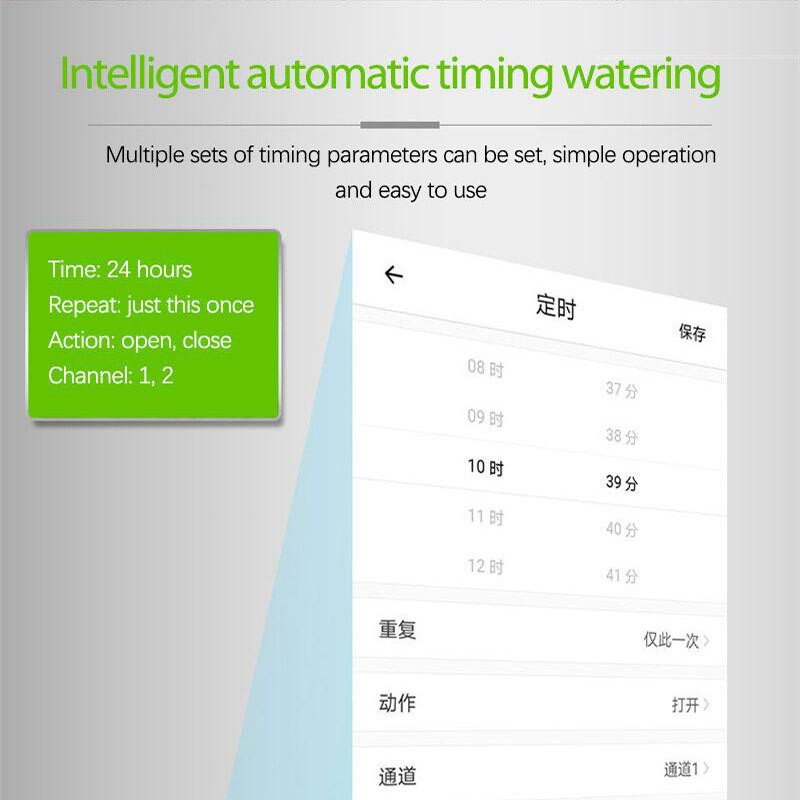 WiFi automatikus mikro otthoni csepegtető öntözőrendszer öntözőkészlet intelligens vezérlővel 15/20 cserepes kerti bonsai beltéri használatra