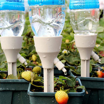 Ρυθμιζόμενο αυτόματο σύστημα ποτίσματος με στάγδην στάγδην ακίδα αυτοποτίσματος για φυτά Συσκευή Auto Water Dripper Garden Garden
