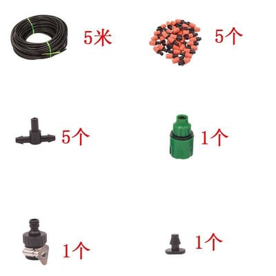 Sistem automat de irigare pentru udare, răcire cu aburire de 5-20 m Sistem de pulverizare cu micro aburire pentru kit de duze pentru ceață de legume cu efect de seră