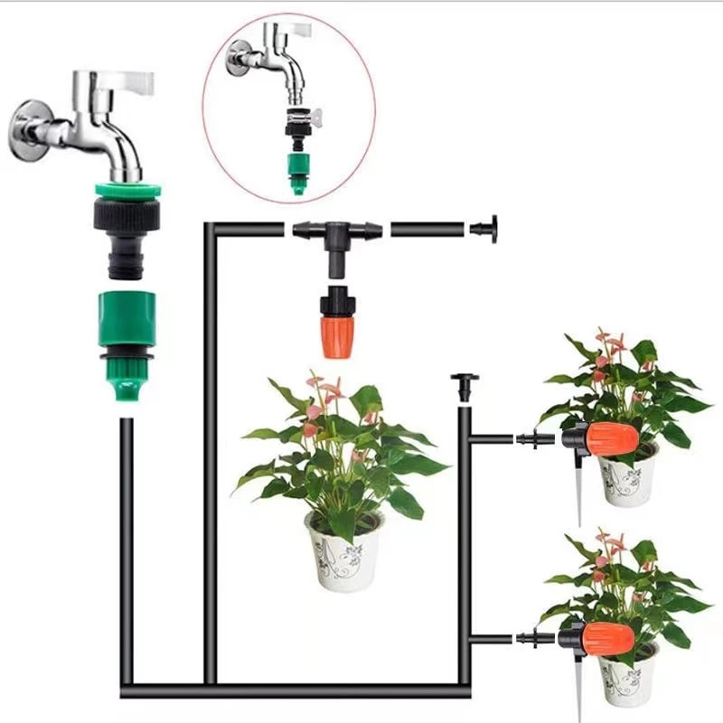 Sistem automat de irigare pentru udare, răcire cu aburire de 5-20 m Sistem de pulverizare cu micro aburire pentru kit de duze pentru ceață de legume cu efect de seră