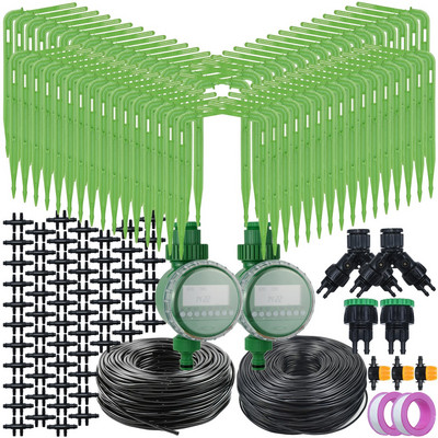 KESLA Κήπος Αυτόματο Πότισμα Σύστημα Πότισμα με σταγόνες Κιτ 4/7mm έως 3/5mm Hose Ebow Emitter Potted Plant Home Bonsai Greenhouse
