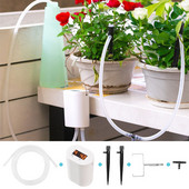 Diy mikro automatikus csepegtető öntözőkészlet Digitális programozható vízidőzítő házikerti cserepes növényekhez Bonsai tartozékok
