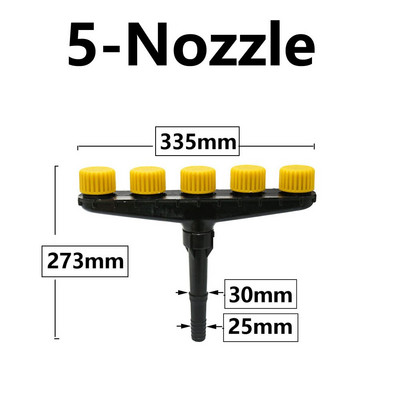 Vejos sodo purkštuvai Laistymo ir drėkinimo purkštuvas Purkštuvai 3/4/5/6 rūko purkštukai 1" 1,2" žarna rankiniams įrankiams