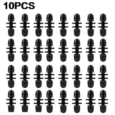 10/20/50 tk 16 mm kuni 4/7 mm toruliitmik Aia kastmisveeadapter 6-suunaline PE toru 1/4-tollise mikrovooliku ühendusliigendiga