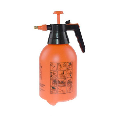 2L/3L narancssárga kézi nyomógombos permetező palack, állítható palack fúvóka szivattyú kompressziós kézi permetező levegő