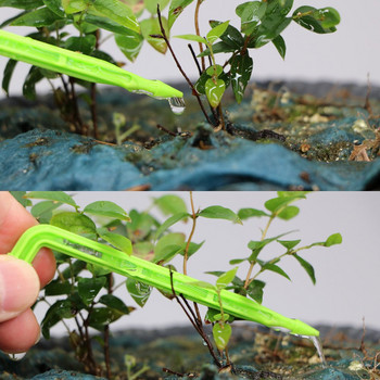 1Kit 100-10m Θερμοκήπιο 2L 4L 8L/H στάγδην άρδευση 4-way 3/5mm Πράσινο πομπό με σταγόνες αυτόματο σύστημα ποτίσματος για κήπο γλάστρας