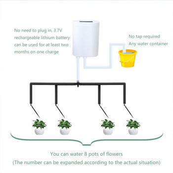Автоматична поливна помпа Контролер Таймер Система Оборудване за поливане на градина Цветя Растения Спринклер Помпа за капково напояване Градина