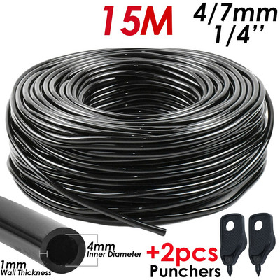 KESLA 5M-25M automatinio mikrolašelinio laistymo laistymo sistemos komplektas žarna Namų sodas ir reguliuojamos lašintuvai Šiltnamiai vazoniniai augalai