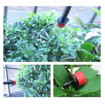 Σύστημα στάγδην άρδευσης 5-25 εκατομμυρίων DIY Αυτόματη άρδευση Αυτοποτιζόμενο λάστιχο κήπου Μικροστάγδην κιτ ποτίσματος για θερμοκήπιο κήπου