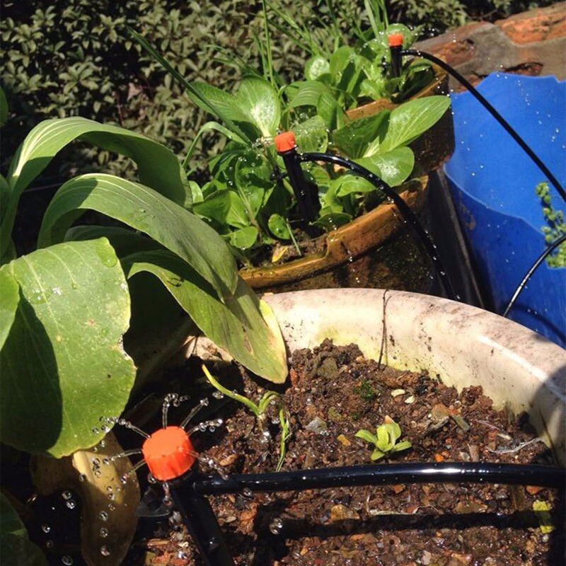 5-25M DIY csepegtető öntözőrendszer automatikus öntöző önöntöző kerti tömlő mikro csepegtető öntözőkészletek kerti üvegházhoz