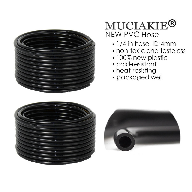 MUCIAKIE 50M/25M/5M DIY mikro csepegtető öntözőrendszer csepegtető növény önöntöző kerti tömlőkészlet állítható csepegtetőkkel