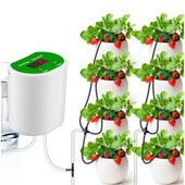 Automatinis laistymo rinkinys 2/4/8 galvutės siurblio laikmačio sistema Išmanusis valdiklis Gėlės Augalai Bonsai Namų purkštuvas lašelinio drėkinimo įrenginys