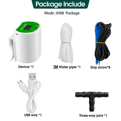 Automatinis laistymo rinkinys 2/4/8 galvutės siurblio laikmačio sistema Išmanusis valdiklis Gėlės Augalai Bonsai Namų purkštuvas lašelinio drėkinimo įrenginys