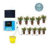 1/2 pompă inteligentă irigare prin picurare pompă de apă sistem temporizator grădină dispozitiv automat de udare cu energie solară de încărcare plantă în ghiveci