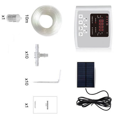 1/2 pompă inteligentă irigare prin picurare pompă de apă sistem temporizator grădină dispozitiv automat de udare cu energie solară de încărcare plantă în ghiveci