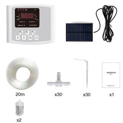 1/2 pompă inteligentă irigare prin picurare pompă de apă sistem temporizator grădină dispozitiv automat de udare cu energie solară de încărcare plantă în ghiveci